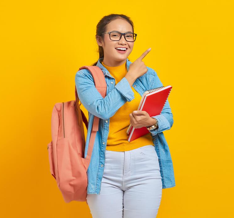 Student practicing exam